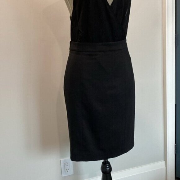 Club Monaco Black Wool Pencil Skirt Size 4 - Picture 9 of 16